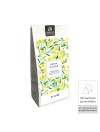 Detox & Ligne : sachet de 20 pyramides de mélange bio thé vert & plantes au citron.