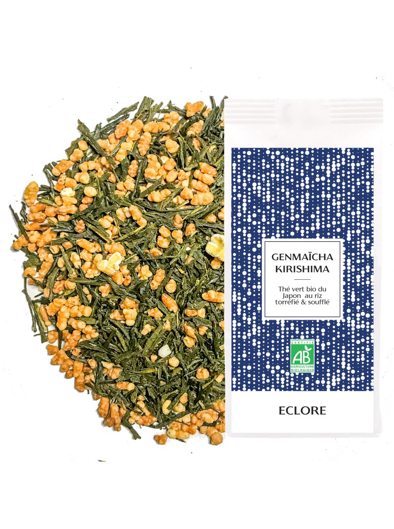 Thé vert Genmaicha bio du Japon en vrac