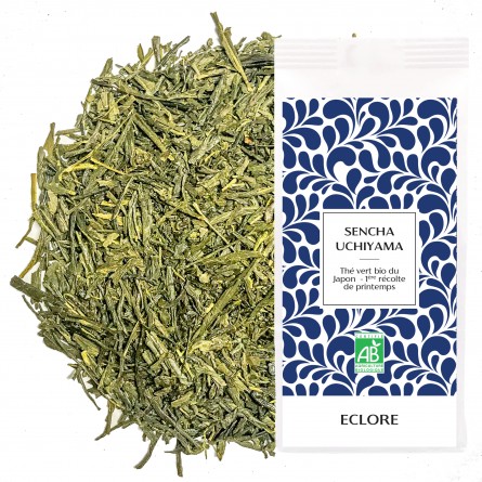 Thé vert Sencha bio Uchiyama du Japon en vrac