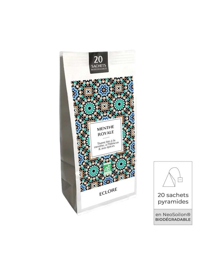 20 sachets de tisane bio Menthe Royale ECLORE