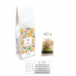 40 sachets individuels d'infusion bio Detox & Tonic