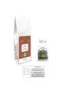 40 sachets individuels biodégradables de thé noir bio Happy Darjeeling