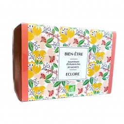 Coffret Cadeau Bien-Être : assortiment de 24 sachets compostables de 6 infusions bio