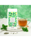 Thé bio à la menthe française en vrac. Fabriqué en France.