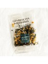 Sachet compostable de thé vert bio Genmaïcha Kirishima sous emballage sans plastique ni métal, certifié ok compost home