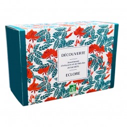 Coffret Découverte : assortiment de 24 thés et infusions bio
