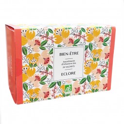 Coffret Bien-être : assortiment de 24 sachets d'infusions bio