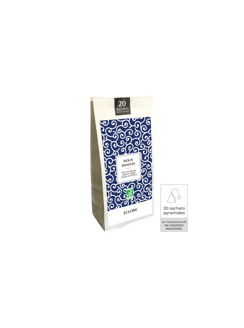 Thé vert Bancha bio du Japon en sachets compostables