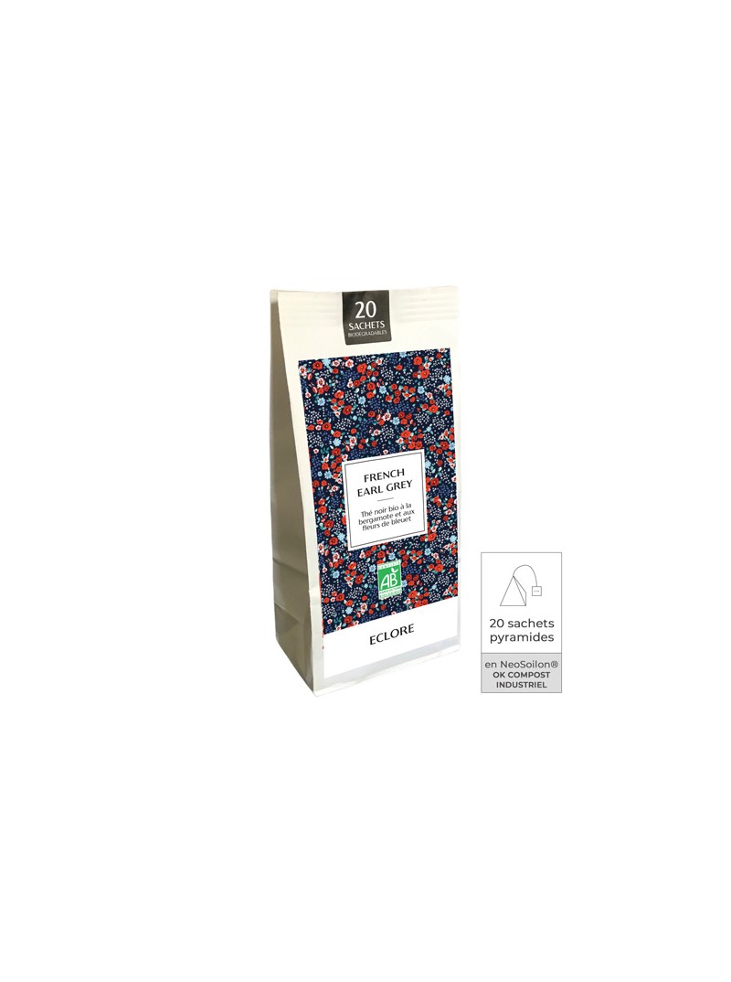 Thé earl grey bio en sachets compostables