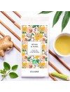 Tisane bio detox à la citronnelle et au gingembre, inspirée de la tradition balinaise.