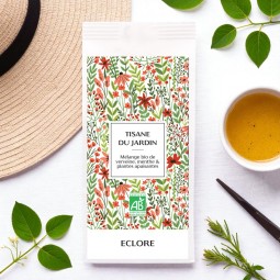 Tisane bio verveine menthe aux plantes apaisantes