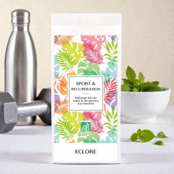 Tisane bio pour le sport et la récupération des sportifs.