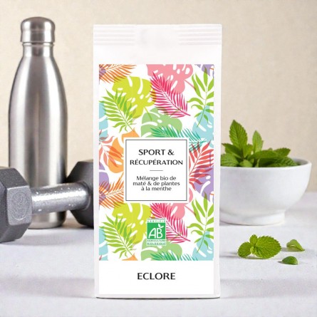 Tisane bio pour le sport et la récupération des sportifs.