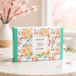 Coffret de tisanes bio et infusions bio en sachets compostables pour un cadeau détente écoresponsable