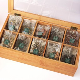 Boîte de présentation 10 compartiments pour les sachets de thé ECLORE