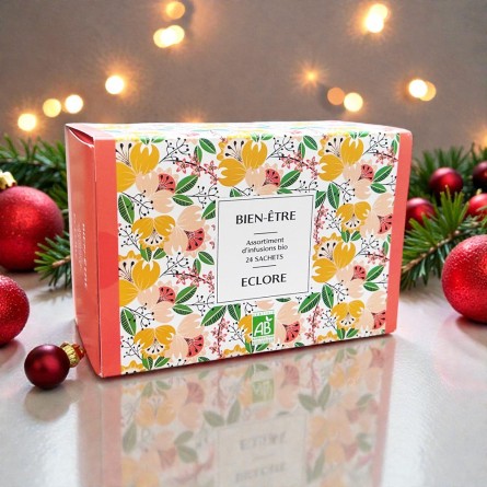 Coffret de tisanes bio premium dédiées au bien-être