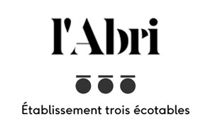 Restaurant L'Abri Marseille, labellisé 3 Ecotables