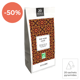 Thé noir chai bio 20 infusettes à - 50 %